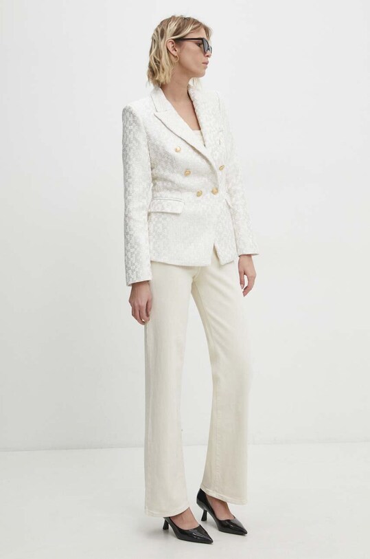 Answear Lab kombinezon jeansowy RD2239.hh beżowy WW24