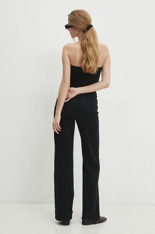 Odzież Answear Lab kombinezon jeansowy RD2239.hh czarny