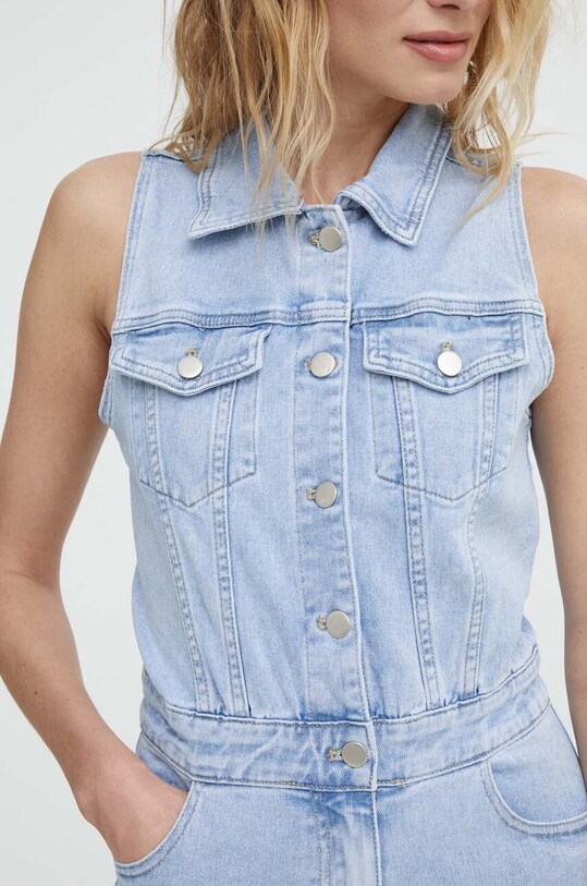 Answear Lab kombinezon jeansowy RD83952.HWK niebieski