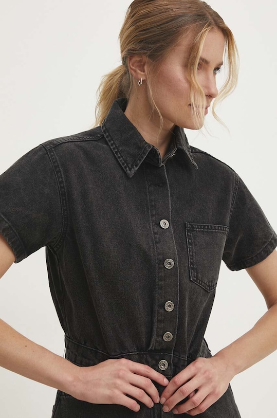 Answear Lab salopeta jeans negru 68.tjs