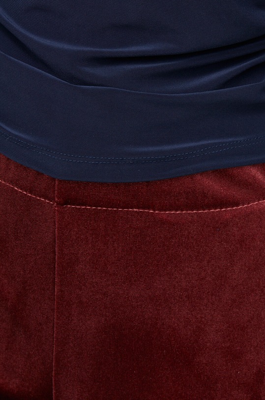 Answear Lab pantaloni burgundia c2886.FKK