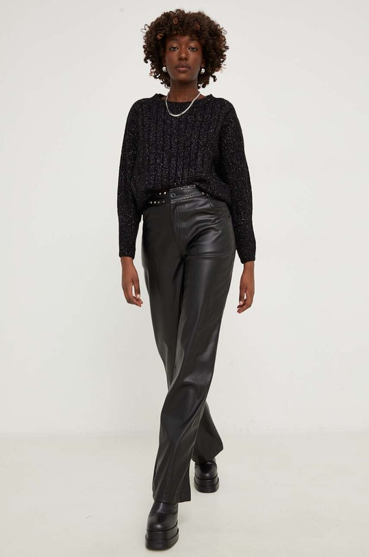 Answear Lab pantaloni 36004.TWK negru WW24