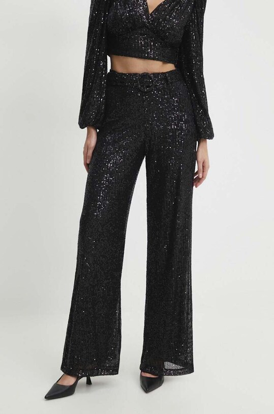 Answear Lab pantaloni 5518.TWK negru WW24