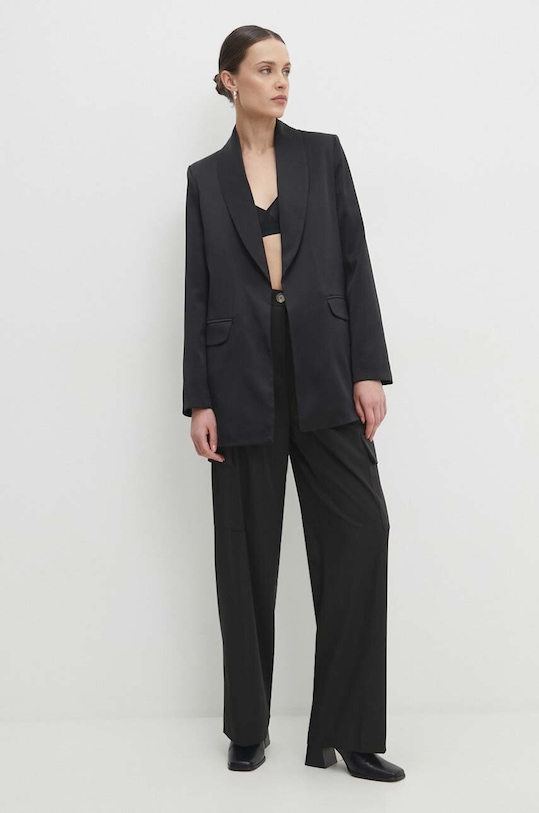 Hlače Answear.LAB 1307.TWK črna WW24