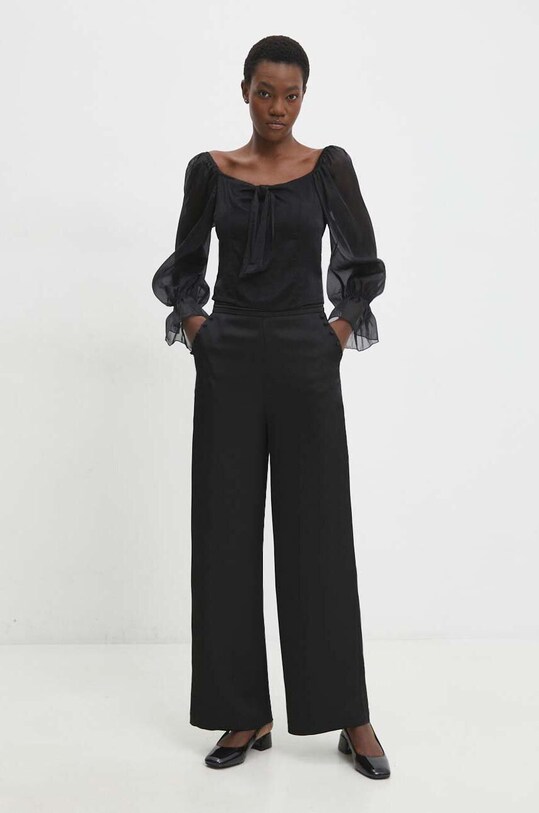 Hlače Answear.LAB 13089.iw crna WW24