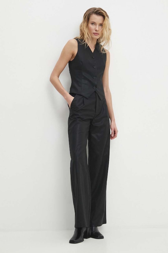 Hlače Answear.LAB LC23254.HWK črna WW24