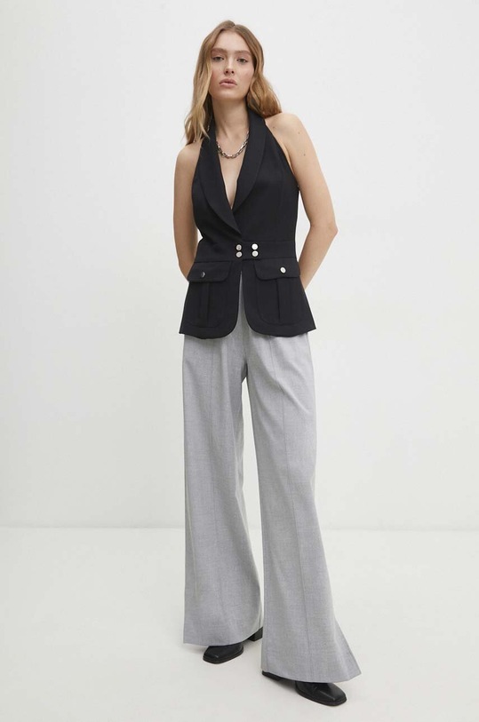 Kalhoty Answear.LAB 24y71251.tdb šedá WW24