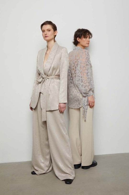 Answear Lab pantaloni 1262.th bej WW24