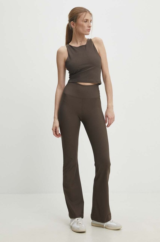 Answear Lab spodnie ss2549.th brązowy WW24