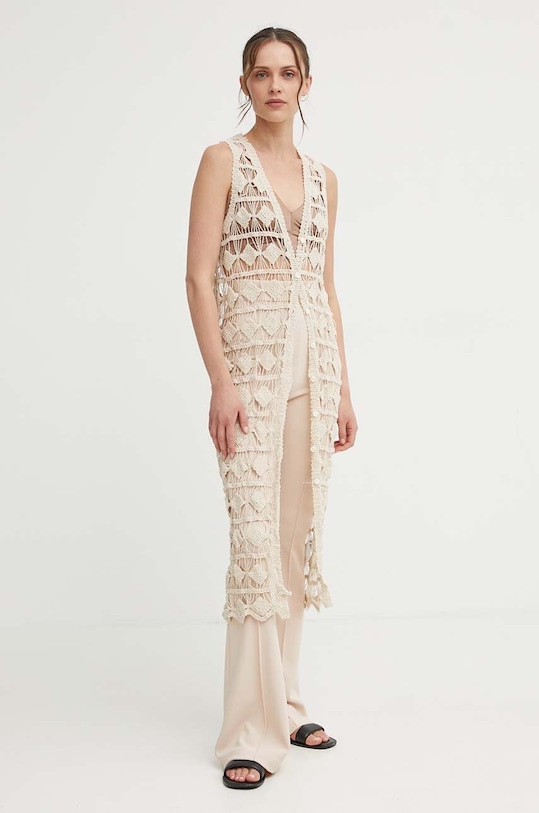 Nohavice Answear.LAB 5011.td béžová WW24