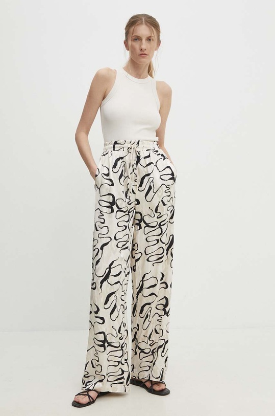 Kalhoty Answear.LAB 39455.td béžová WW24