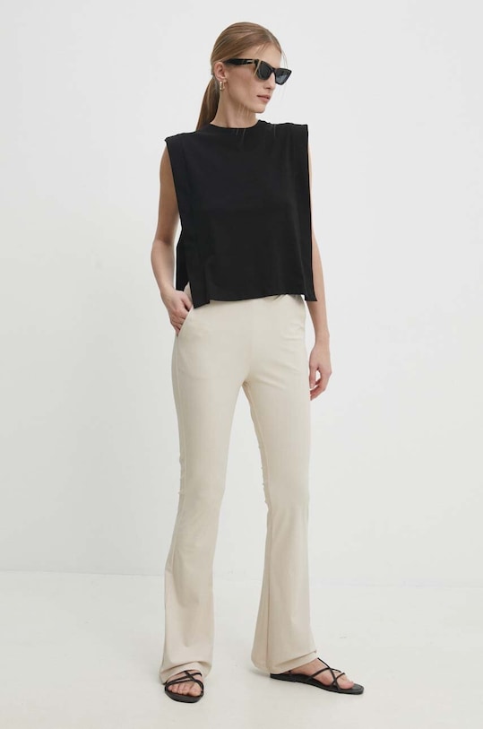 Answear Lab pantaloni pl6008.IKK bej WW24