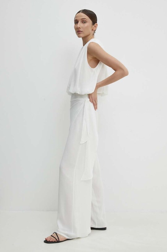 Answear Lab pantaloni alb 22097yp.ijs