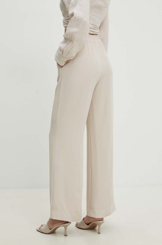 Answear Lab pantaloni lu55607.80.IKK bej WW24
