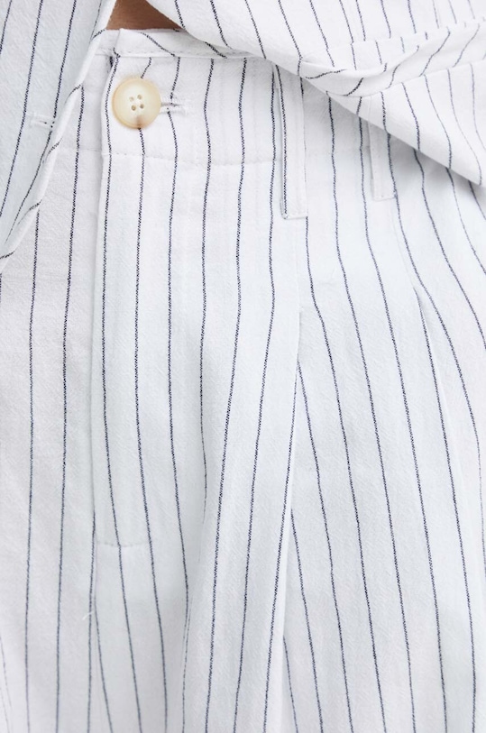 Answear Lab spodnie bawełniane biały M7067.HWK