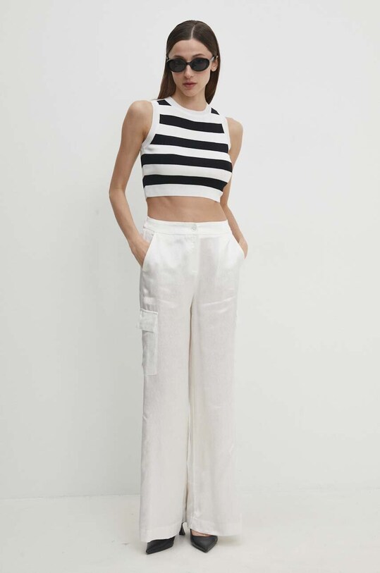 Nohavice Answear.LAB pk2381.ijs béžová WW24