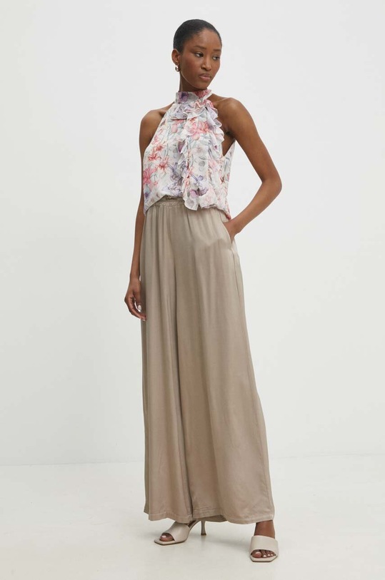 Kalhoty Answear.LAB 12851.ijs béžová WW24