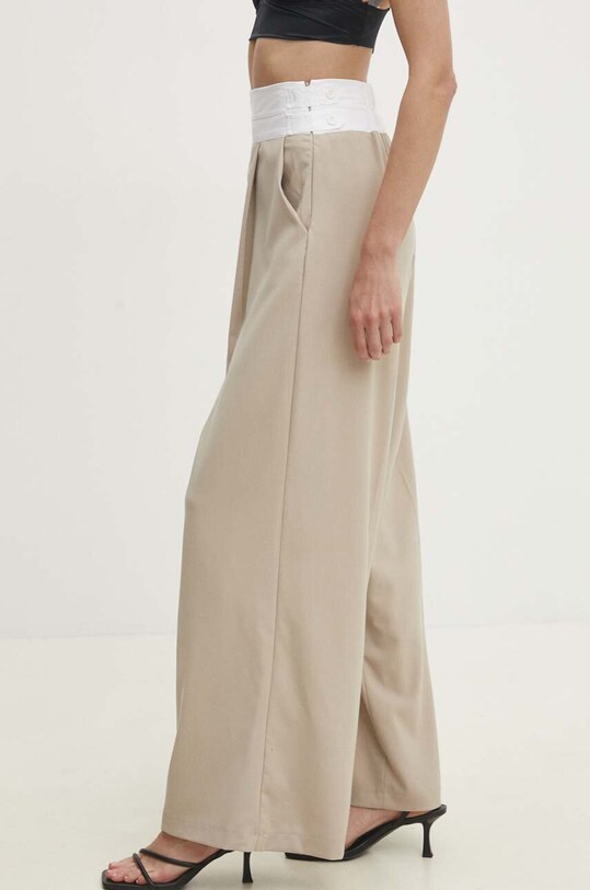 Answear Lab pantaloni bej 1484.tjs
