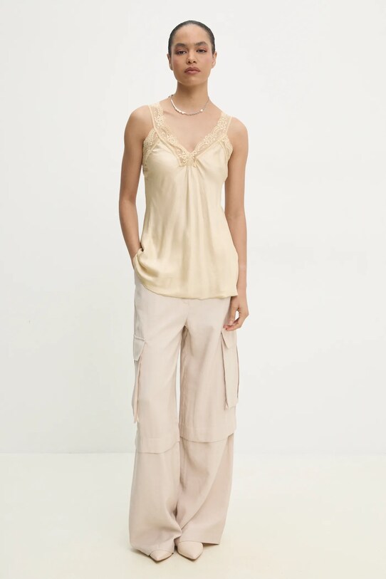 Answear Lab pantaloni bej 31148.tjs
