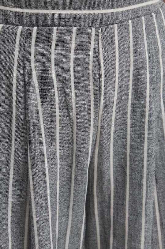 Answear Lab pantaloni de bumbac gri sng.spd05o.tjs