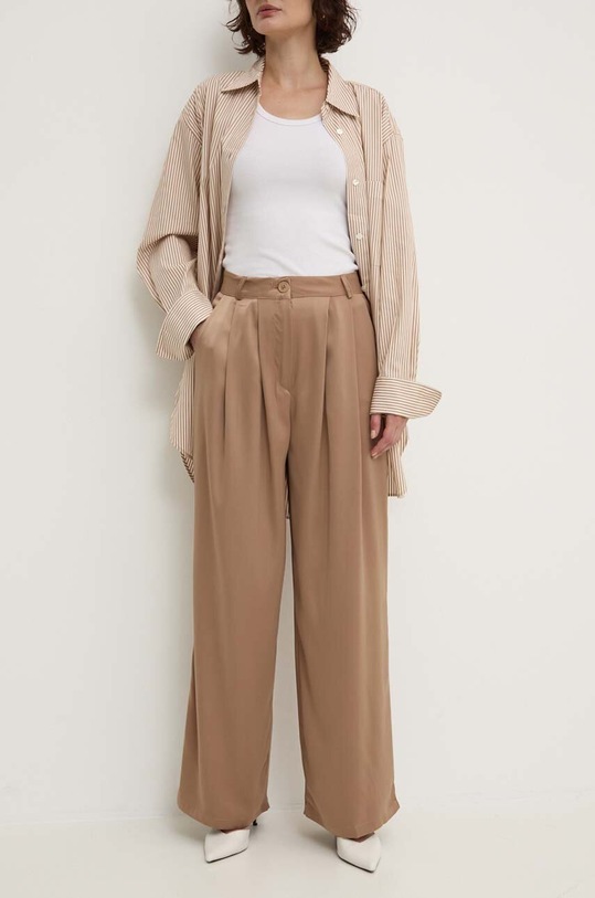 Answear.LAB spodnie sng.spd05p.tjs beżowy WW24