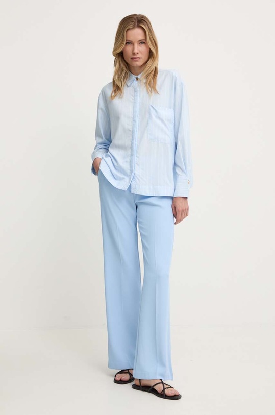 Answear Lab pantaloni hu6102.luxury.fh albastru WW24