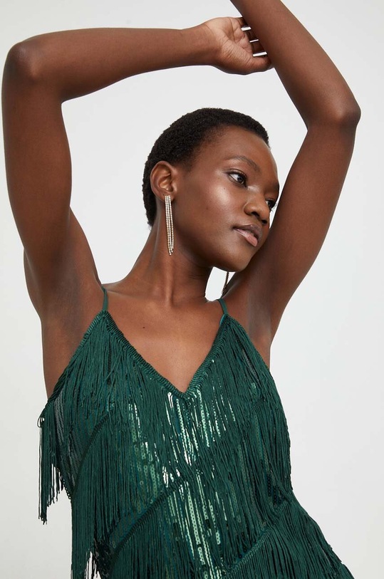 Answear Lab rochie verde 204122.HWK