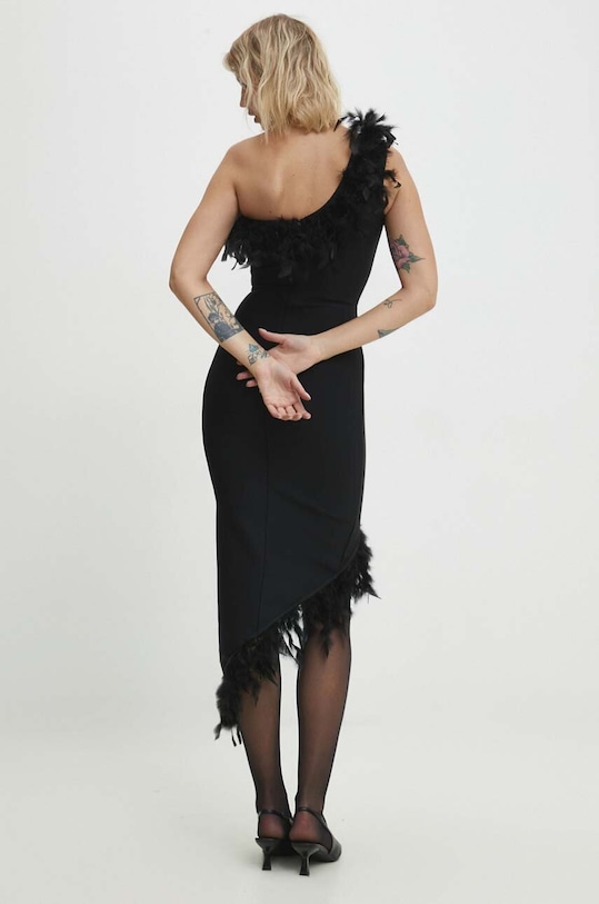 Odzież Answear.LAB sukienka 609801.HWK czarny