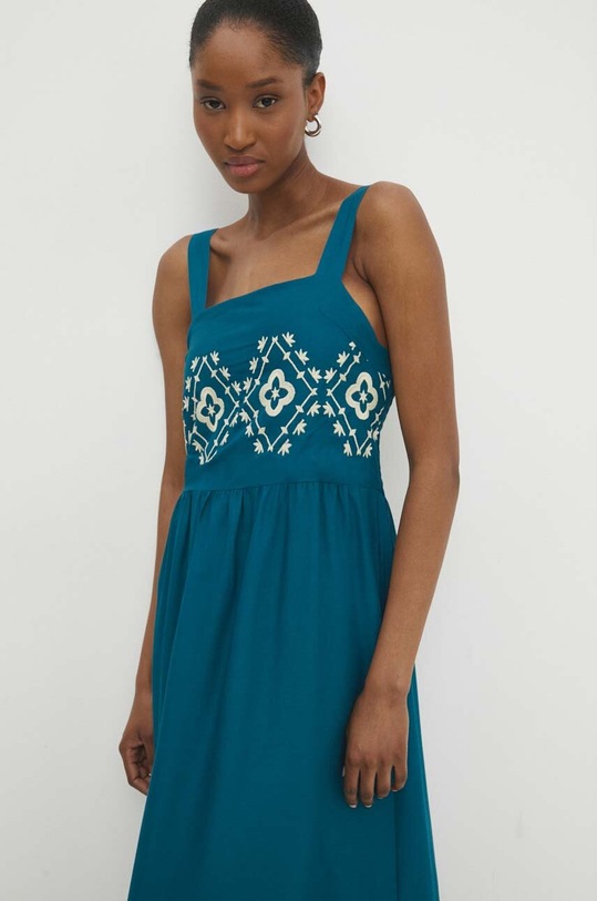 Answear Lab rochie bleumarin 4095.HWK