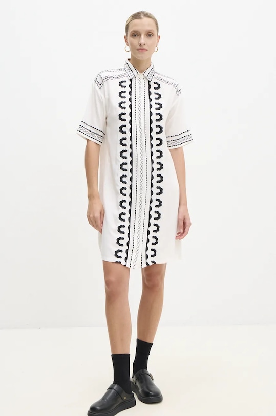 Φόρεμα Answear.LAB 4060.HWK λευκό WW24