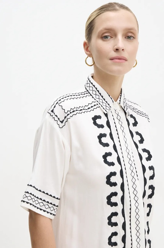 Φόρεμα Answear.LAB λευκό 4060.HWK