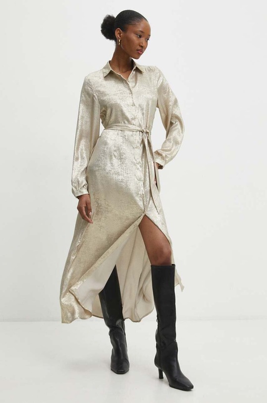 Answear Lab sukienka 7276.HWK złoty WW24