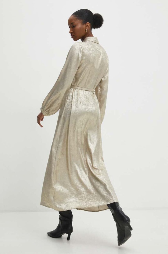 Odzież Answear Lab sukienka 7276.HWK złoty