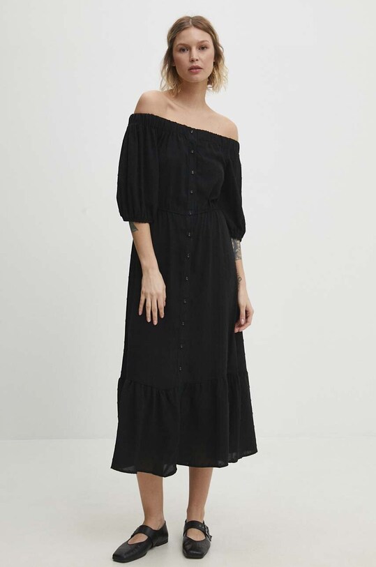 Answear Lab rochie NL233927.gdb negru WW24