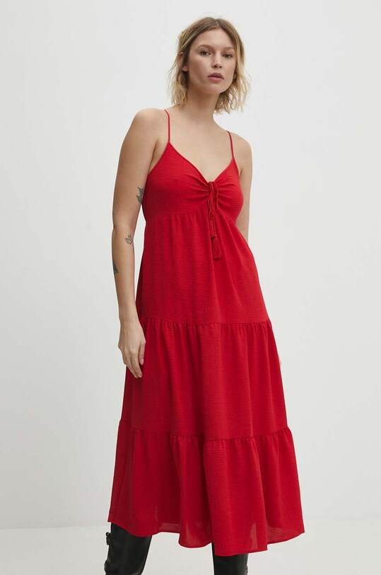 Answear Lab rochie maxi rosu NL233952.gdb