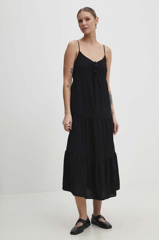 Answear Lab rochie NL233952.gdb negru WW24