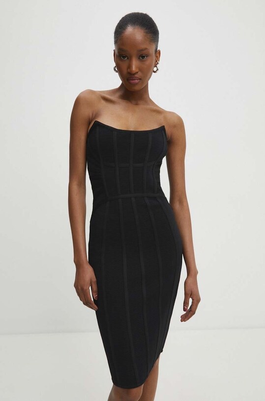 Answear Lab rochie 608691.HWK negru WW24