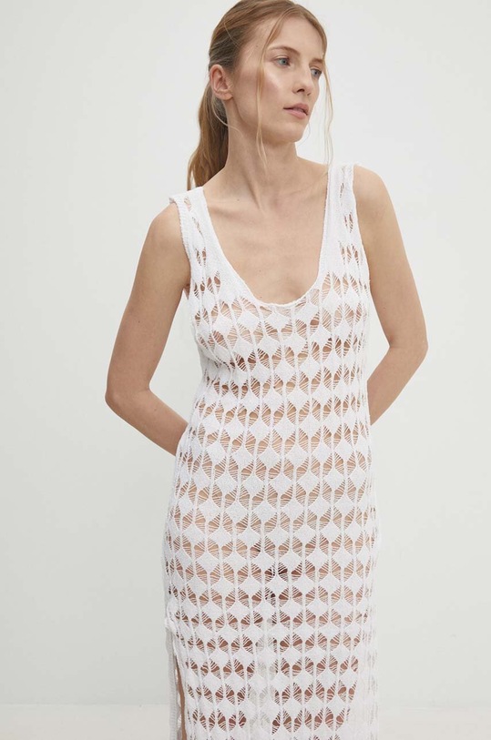 Answear Lab sukienka biały w24S.LF.111248.TJS