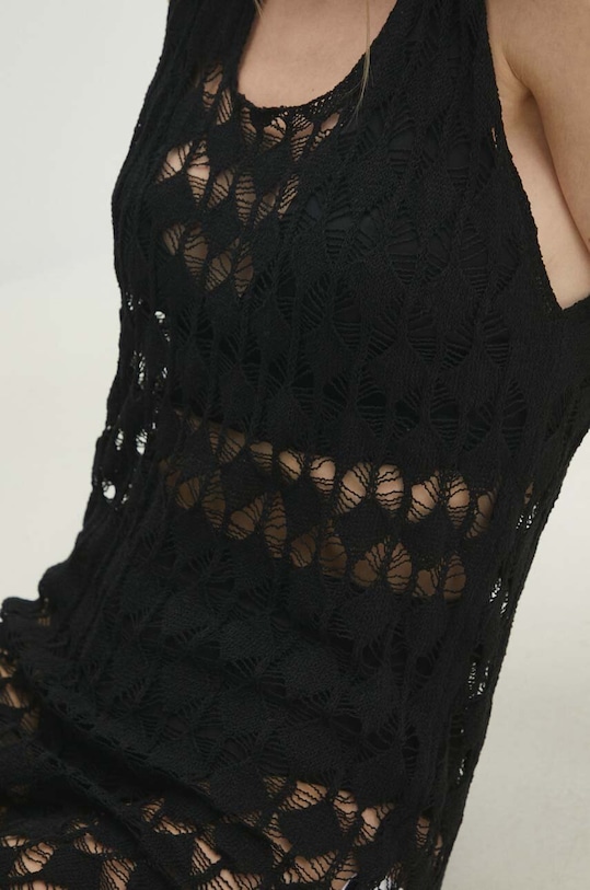 Answear Lab sukienka w24S.LF.111248.TJS czarny