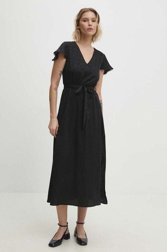 Answear Lab rochie 3752d.fjs negru WW24