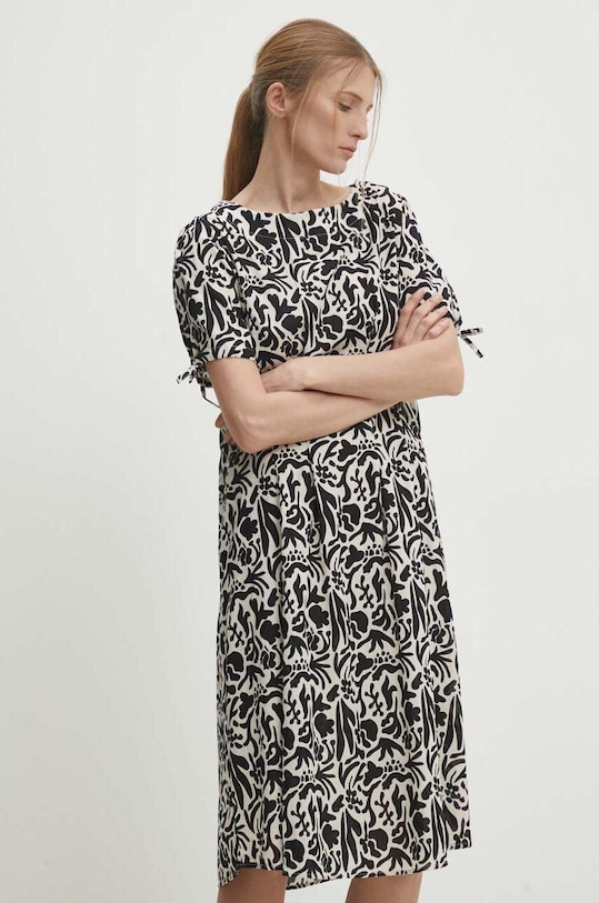 Pamučna haljina Answear.LAB casual crna 27959.th