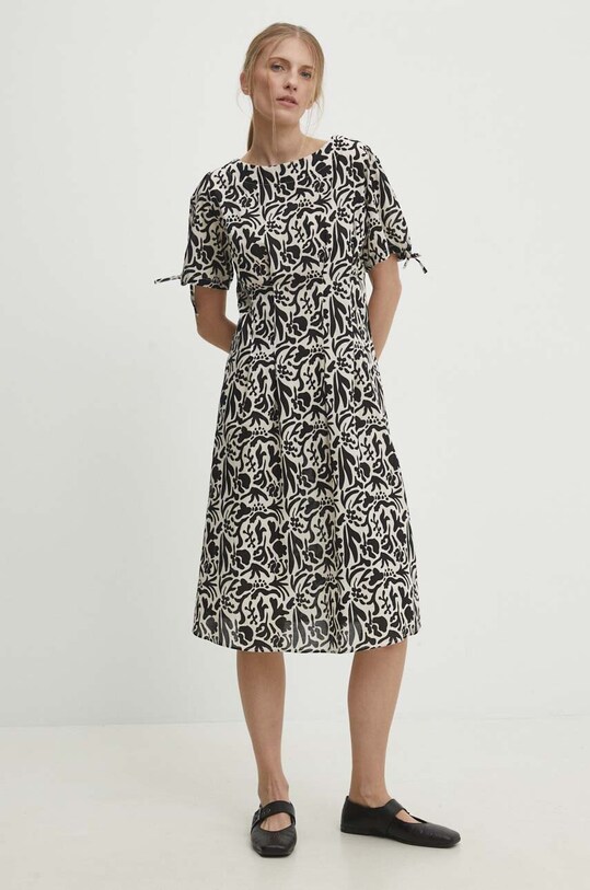 Pamučna haljina Answear.LAB 27959.th crna WW24