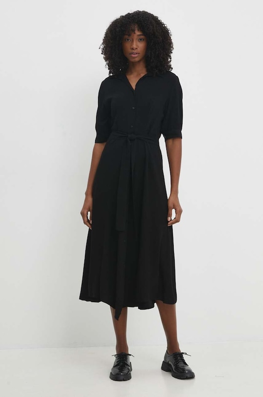 Answear Lab rochie 1345.td negru WW24