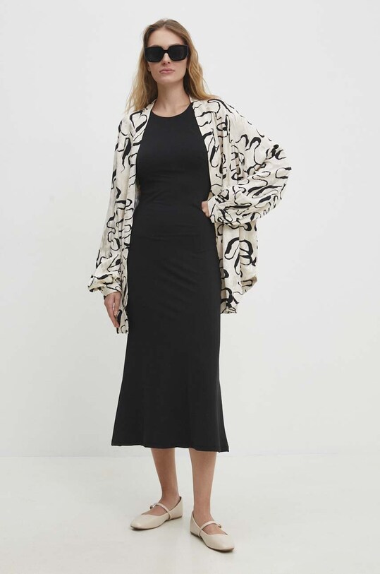 Answear Lab rochie 7955.TH negru WW24