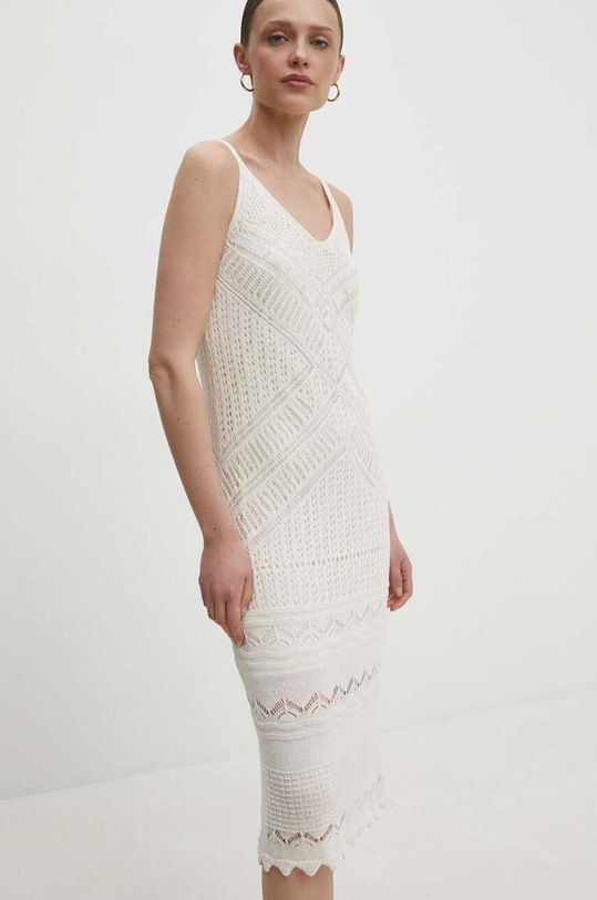 Рокля Answear Lab трикотаж бежов tt3669.td