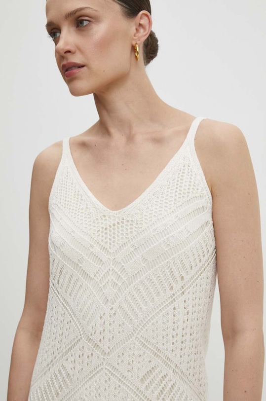 Рокля Answear Lab бежов tt3669.td