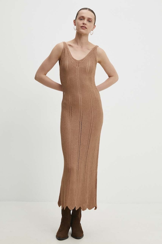 Φόρεμα Answear.LAB καφέ tt4048.td
