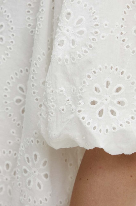 Хлопковое платье Answear.LAB 18217.tjs белый