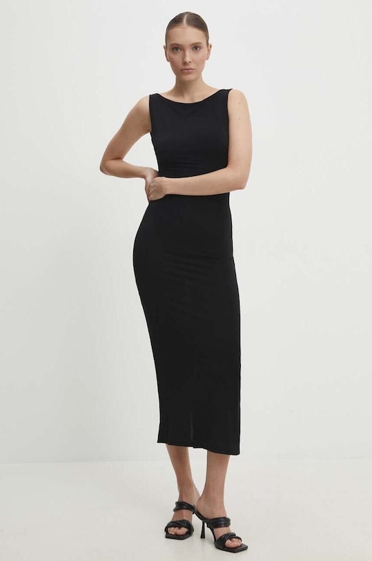 Answear Lab vestito maxi nero 7636.ijs