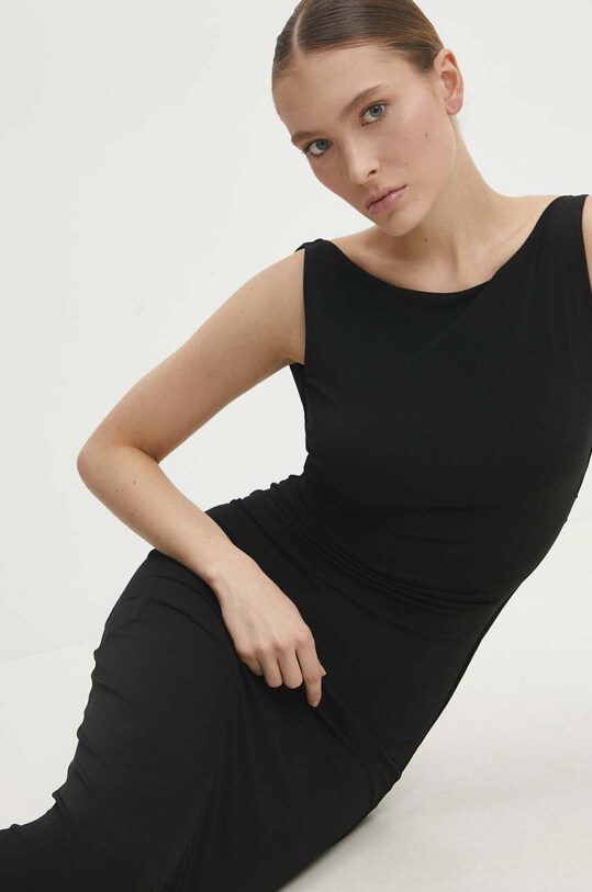 Answear Lab rochie negru 7636.ijs